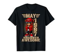 May 29th Birthday Men Women 1997 Awesome Teddy Bear T-Shirt