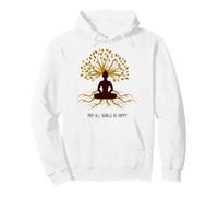 may all beings be happy Pullover Hoodie