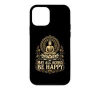 May All Beings Find Joy Buddhist Meditation Compassion Gift Case for iPhone 12 mini