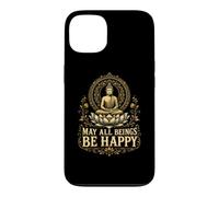 May All Beings Find Joy Buddhist Meditation Compassion Gift Case for iPhone 13