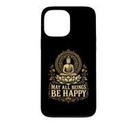 May All Beings Find Joy Buddhist Meditation Compassion Gift Case for iPhone 13 Pro Max
