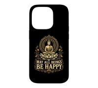 May All Beings Find Joy Buddhist Meditation Compassion Gift Case for iPhone 14 Pro
