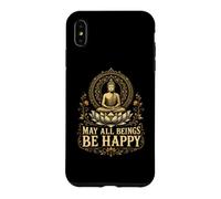 May All Beings Find Joy Buddhist Meditation Compassion Gift Case for iPhone XS Max
