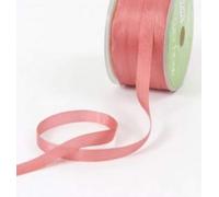 May Arts 100% Pure Silk 7mm Ribbon - Price per metre (N.B. This is a Cut from a roll, Presented on a Bertie's Bows Ribbon Card) (Rose)