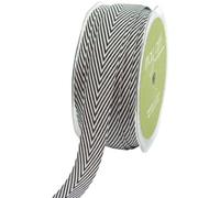 May Arts Twill Ribbon 3/4 inches x 30 Yards, Black
