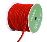 May Arts Velvet Ribbon 1/8" x50 Yards-Red
