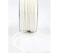 May Arts White 2mm Paper Cord on a 5m Length (N.B This is Cut from a roll and Presented on a Bertie's Bows Ribbon Card)
