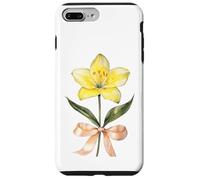 May Birth Month Yellow Lily Watercolor Floral Bloom Case for iPhone 7 Plus/8 Plus