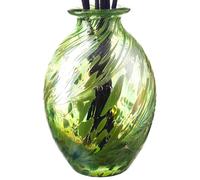 May Birthstone Coloured Mouth Blown Glass Bud Vase Reed Diffuser
