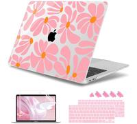 May Chen Compatible with MacBook Air 13 inch Case 2022 2021, 2020-2018 Release Model: M1 A2337 A2179 A1932, Plastic Hard Shell Case Cover for Mabook Air 13 inch with Retina Dispaly, Groovy Flower