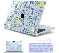 May Chen for M4 MacBook Air 13.6 Inch Case 2025 2024 2023 2022 Release Models: A3240 A3113 M3 A2681 M2, Plastic Hard Shell Case for MacBook Air 13.6" with Retina Display Fits Touch ID, Fruit Ribbons
