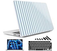 May Chen for M5/M4/M3/M2/M1 MacBook Pro 14 inch Case 206-2021 Pro/Max Chip | Laptop Hard Shell Compatible MacBook Pro 14 inch Modes: A3427 A3426 A3434 A3112 A3401 A3185 - Blue Stripe pattern