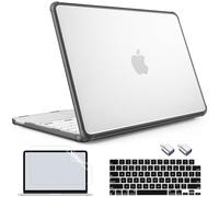 May Chen Reinforced Anti-Crack Cover for MacBook Neo 13 inch A18 Pro, Black