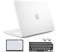 May Chen Reinforced Anti-Crack Cover for MacBook Neo 13 inch A18 Pro, White