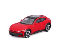 May Cheong Bburago FERRARI RACE & PLAY PUROSANGUE SUV - 1:43 Scale - Incredibly Detailed Die-Cast Replica Collectible Model Vehicle, Red