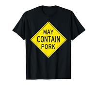 May Contain Pork Funny BBQ Grill Meat Smoker Humor Barbecue T-Shirt