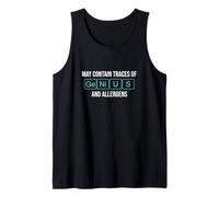 May Contain Traces of Genius and Allergens A Food Scientist Tank Top