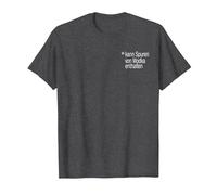 May Contain Traces of Vodka - Funny Vodka T-Shirt, Men, Dark Heather Grey, Large