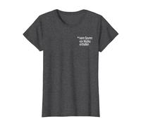 May Contain Traces of Vodka - Funny Vodka T-Shirt, Women, Dark Heather Grey, Small