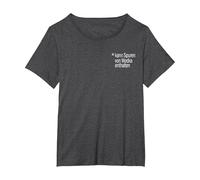 May Contain Traces of Vodka - Funny Vodka T-Shirt, Women's Plus, Dark Heather Grey, 1X