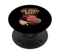 May I Suggest The Roast Beef Arrow Funny Inappropriate PopSockets Adhesive PopGrip