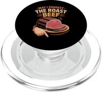 May I Suggest The Roast Beef Arrow Funny Inappropriate PopSockets PopGrip for MagSafe