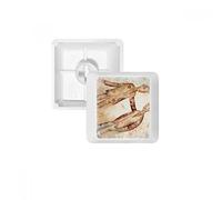 May June Gemini Constellation Zodiac PBT Keycaps for Mechanical Keyboard White OEM No Marking Print