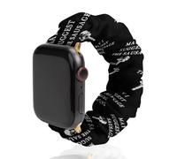 May L Suggest The Sausage Scrunchie Watch Bands Soft Elastic Replacement Wristband Compatible with Apple Watch 38mm/40mm
