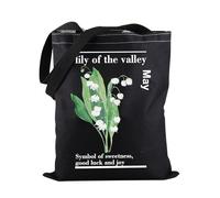 May Lily Tote Bag Lily Of The Valley May Symbol Of Sweetness Good Luck And Joy Tote Bag Lily Lover Gift (May Lily TOTE)