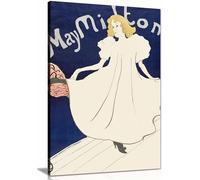 May Milton Poster Framed Canvas Print, Pictures for Home Walls, Bedroom, Living Room & Bathroom Decor 91x61cm (36x24in)