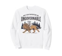 May Our Daughters Be Ungovernable | Feminist Lion Girl Sweatshirt