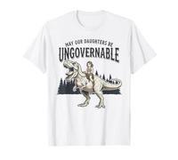 May Our Daughters Be Ungovernable | Feminist T-Rex Girl T-Shirt