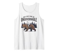 May Our Sons Be Ungovernable | Leftist Feminist Bear Boy Tank Top