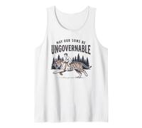 May Our Sons Be Ungovernable | Leftist Feminist Tiger Boy Tank Top