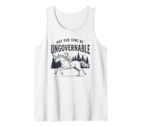 May Our Sons Be Ungovernable | Leftist Feminist Unicorn Boy Tank Top