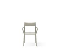 May Outdoor Chair with Armrests Light Gray