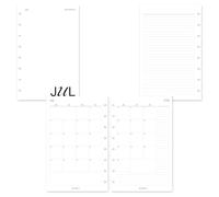 MAY PAPER CO. 2026/2027 MONTHLY Planner Insert Dated with Notes Month on 2 Pages - Half Letter Size | July 2026 - June 2027 | Planner Refill Insert | Monday Start | Separable Months
