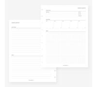 MAY PAPER CO. Classic Happy Planner Project Planner Insert Agenda Refill for 9-Discs Discbound Notebook 7 x 9.25