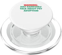 May Randomly Talk About Pet Adoption PopSockets PopGrip for MagSafe