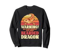 May Spontaneously Talk About Bearded Dragon Vintage Reptile Sweatshirt