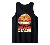 May Spontaneously Talk About Bearded Dragon Vintage Reptile Tank Top
