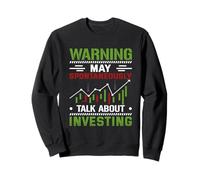 May Spontaneously Talk About Investing Stock Candle Stick Sweatshirt