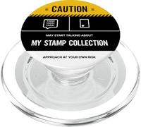 May Start Talking About My Stamp Collection Philately PopSockets PopGrip for MagSafe