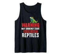 May Suddenly Start Talking About Reptiles Iguana Lover Tank Top