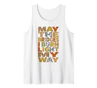 May The Bridges I Burn Light My Way Animal Print Tank Top