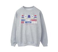 May The Force Ice Pops Sweatshirt Star Wars Grey L