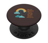 May the God of Hope Fill You With All Joy and Peace PopSockets Adhesive PopGrip