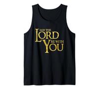 May The Lord be with You! Funny Peaceful Christian Blessing Tank Top