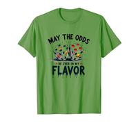 May The Odds Be Ever in My Flavor Dice Food Pun T-Shirt, Men, Grass, XXL
