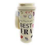 May This Be Your Best Era Gift Insulated Tumbler 18 Ounce Stainless Steel Double Wall Water Bottle with Lid Straw and Portable Strap Fashional Travel Mug Coffee Cup